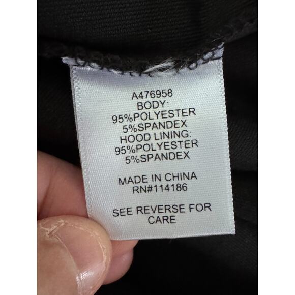 Juicy Couture Luxe Velour Pullover Hoodie Black Large NWT Half-Zip Long Sleeve - Picture 13 of 13